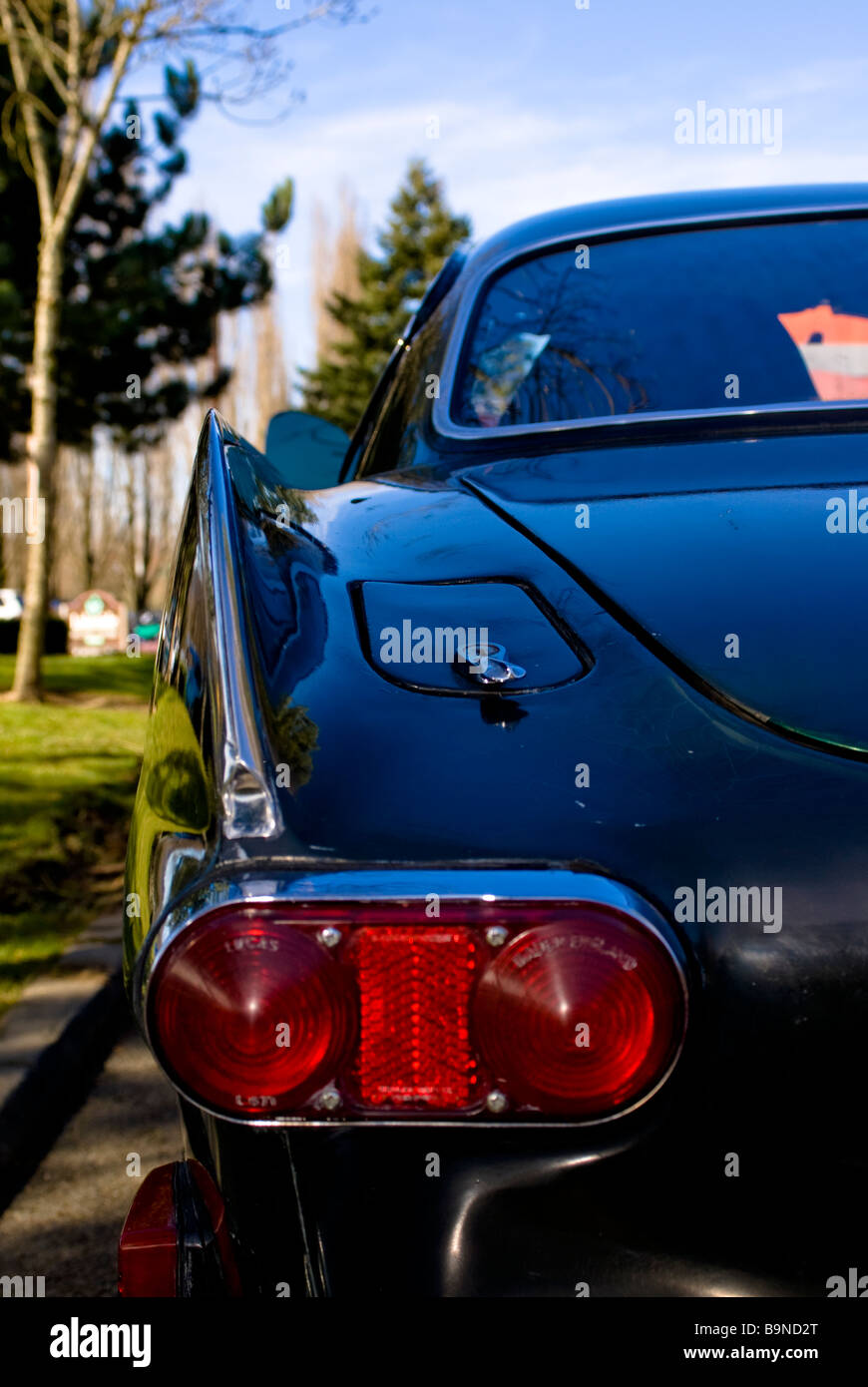 Volvo P1800 left tail light Stock Photo Alamy