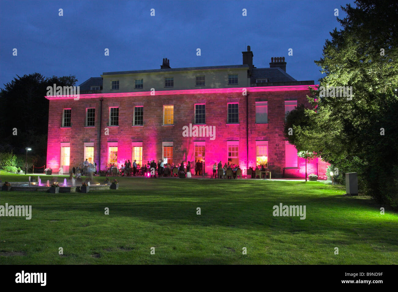 Stanmer House at night Brighton Stock Photo Alamy