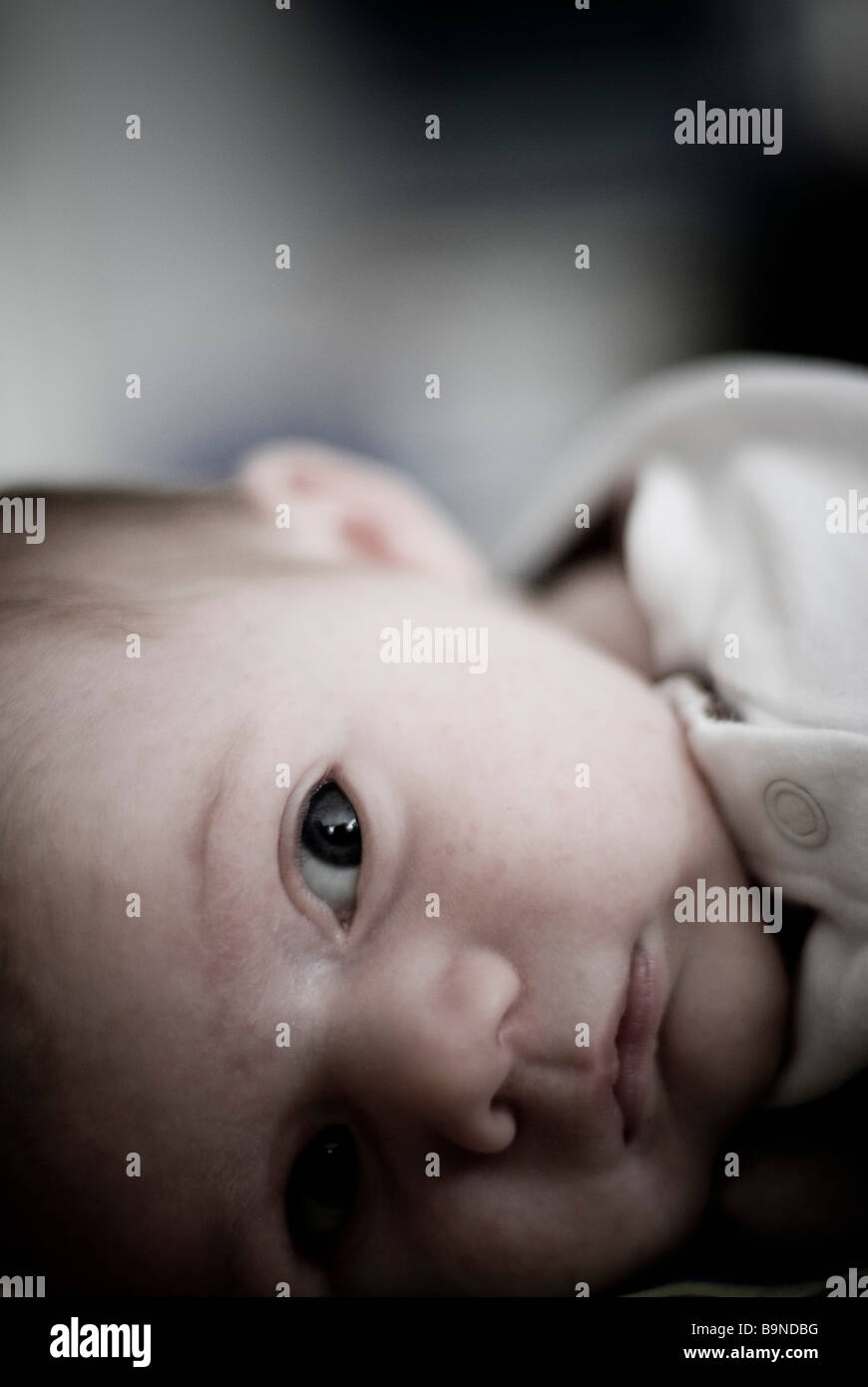 Baby features hi-res stock photography and images - Alamy