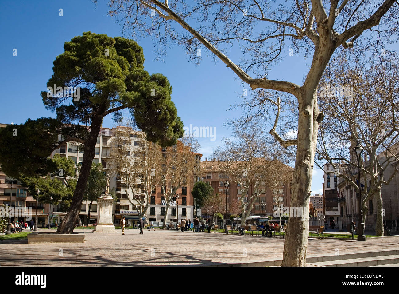 Plaza de la Universidad Valladolid Castilla Leon España Plaza de la Universidad Valladolid Castilla Leon Spain Stock Photo