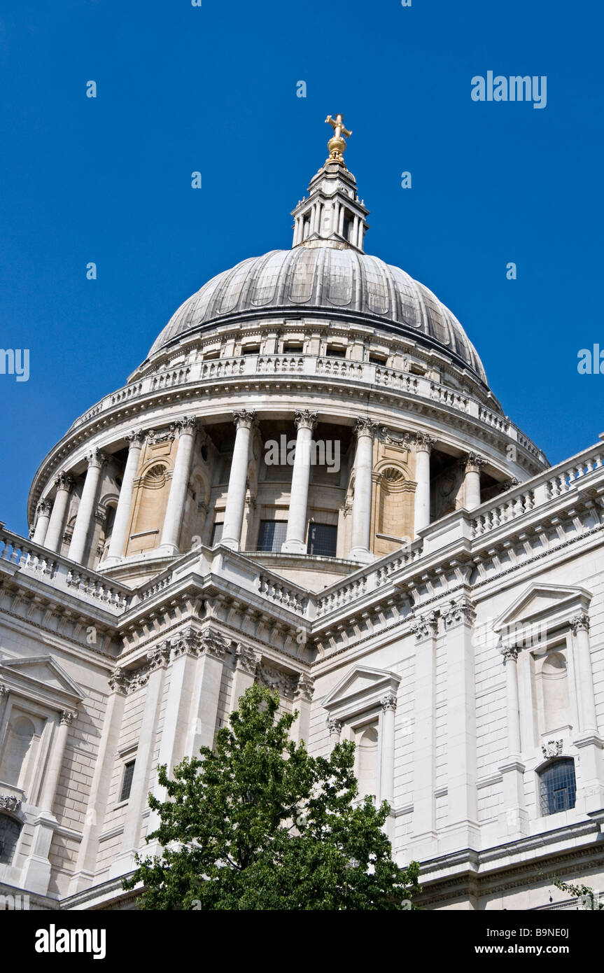St Paul's Cathedral dome, London Stock Photo