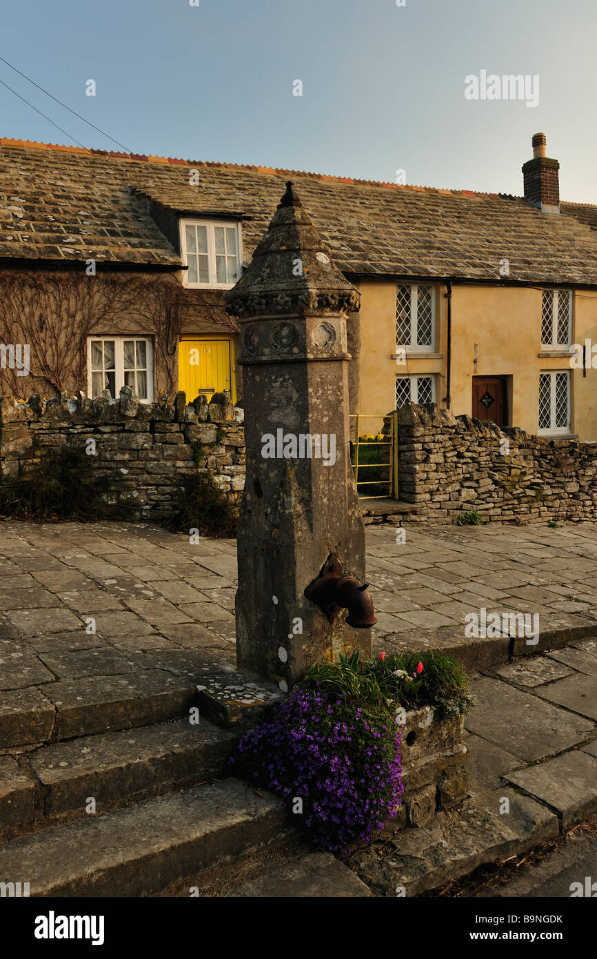 Village Water Pump, Kingston Dorset Stock Photo Alamy