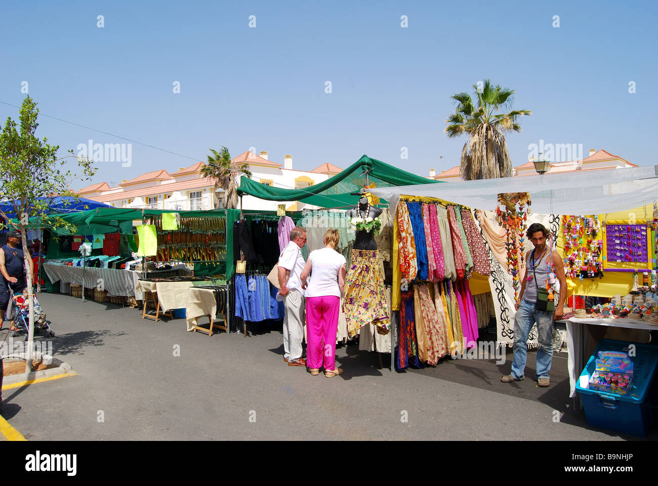Saturday market, Caleta de Fuste, Fuerteventura, Canary Islands, Spain