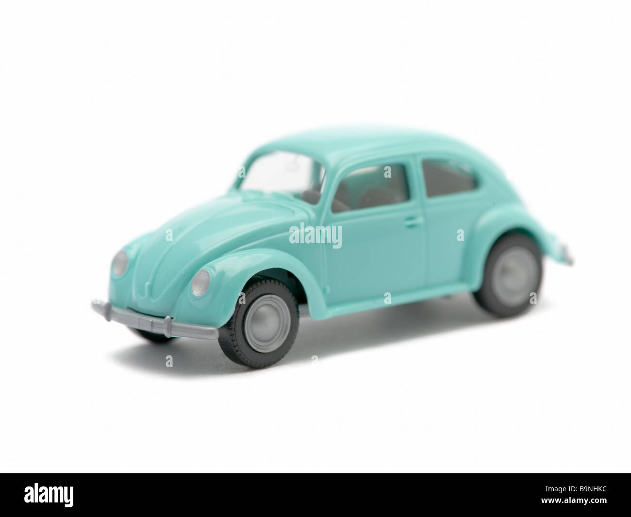 toy of old car isolated on the white background the car model is more than 50 years old Stock Photo