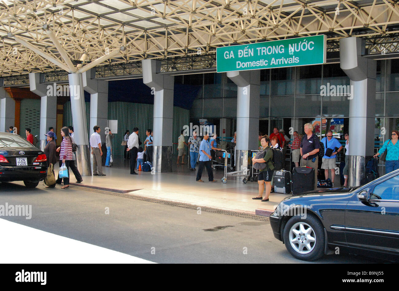 Domestic Arrivals Entrance, Saigon Airport, Ho Chi Minh city, Vietnam