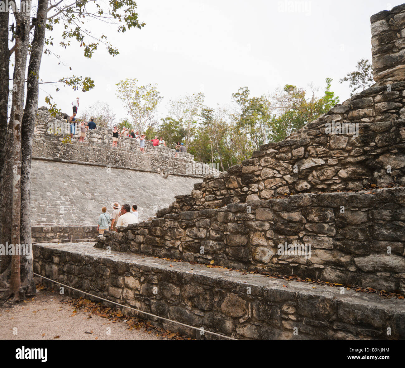 Mexico Yucatan 2009 Coba Mayan historic ruins complex Mayan ball game