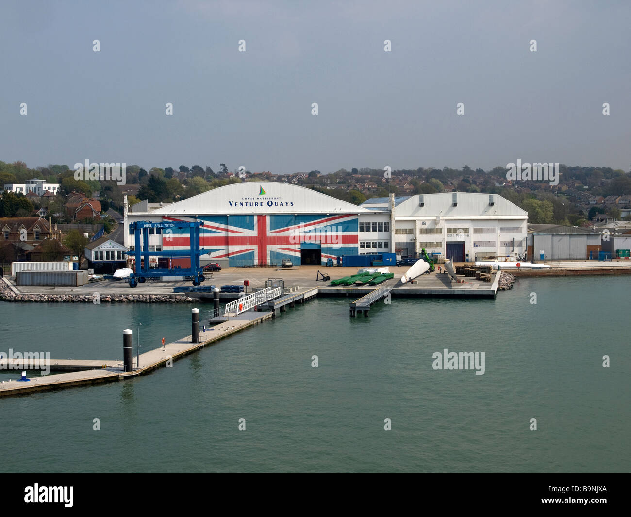 Venture Quays East Cowes Isle of Wight UK Stock Photo Alamy