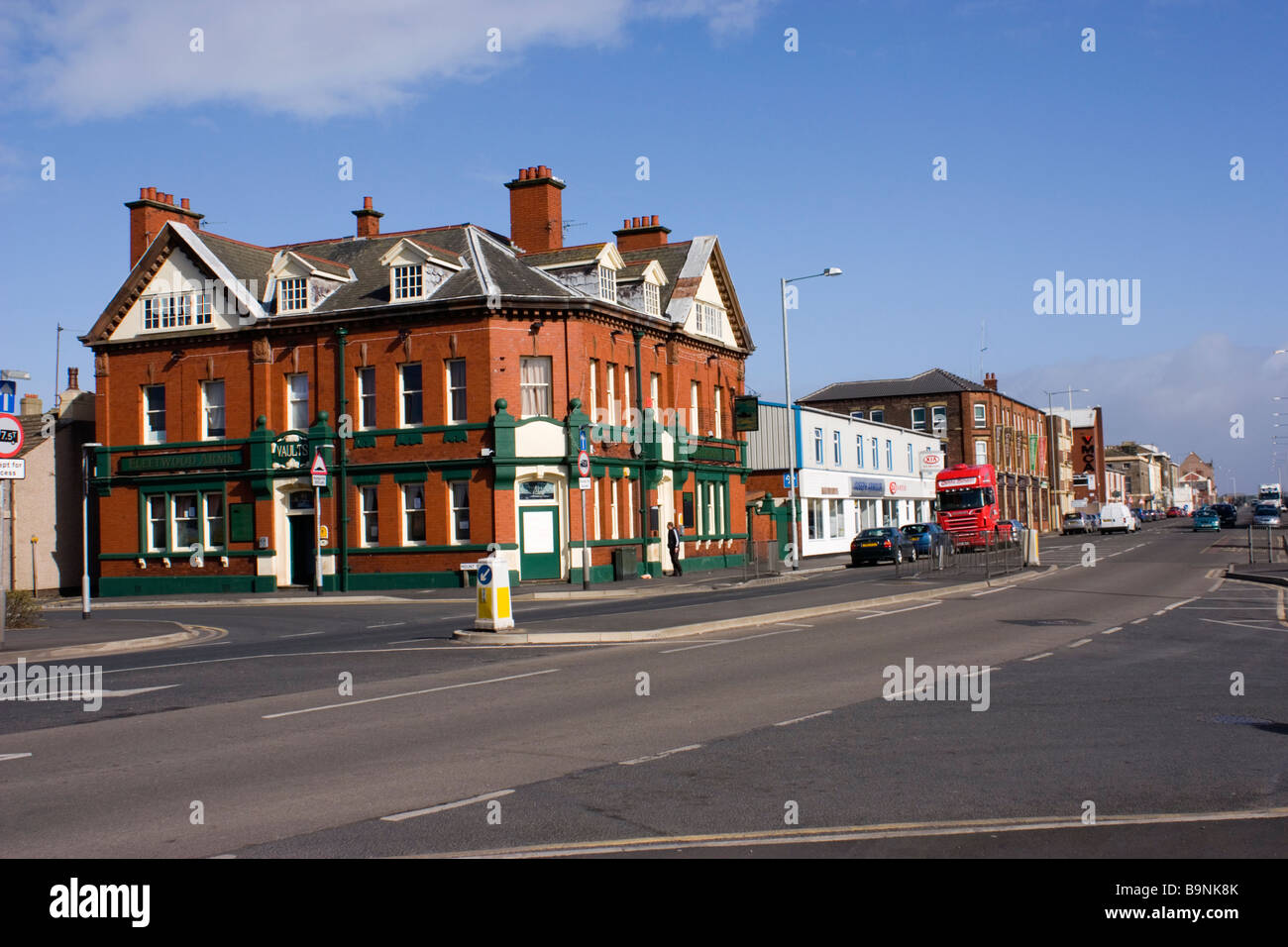 Fleetwood Arms pub Dock Street Fleetwood Lancashire Stock Photo Alamy