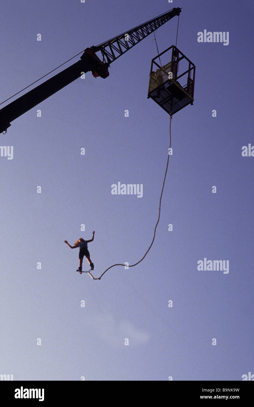 Bungee jumper leap jumping hires stock photography and images Alamy