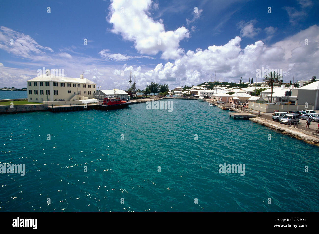 View of a Harbor St George Bermuda Stock Photo