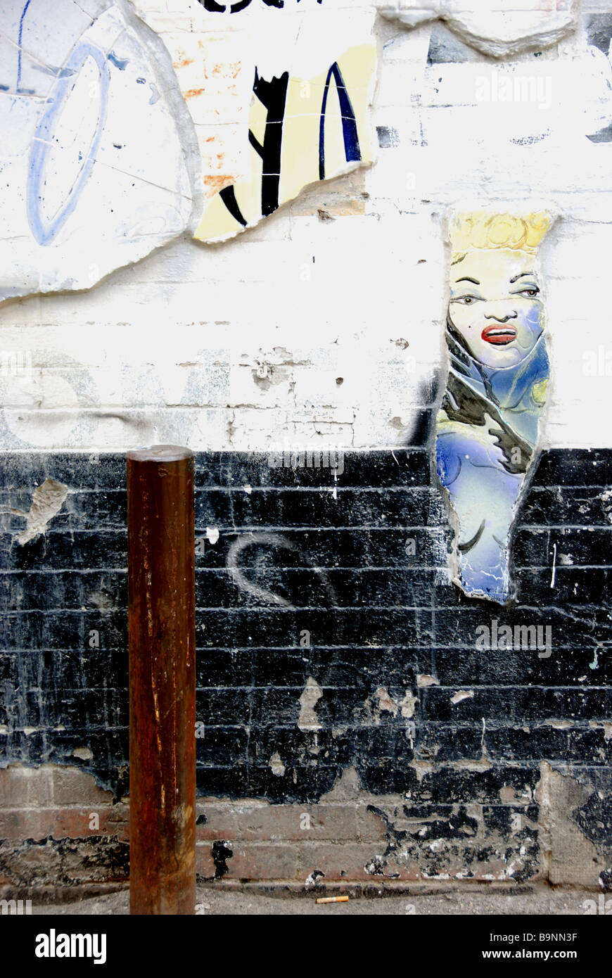USA, Idaho, Boise, Art found in Boise's Freak Alley Stock Photo
