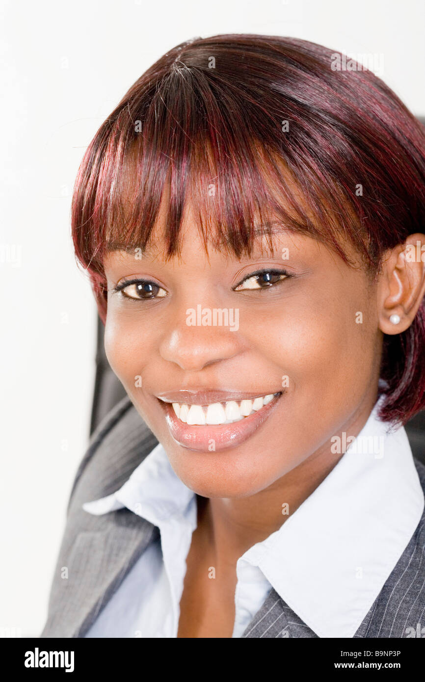 Black businesswoman headshot hi-res stock photography and images - Alamy