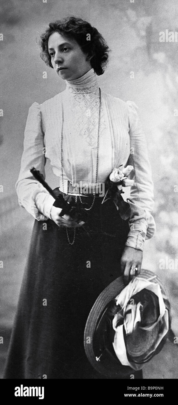 Vera Komissarzhevskaya 1864 1910 a Russian actress Stock Photo - Alamy