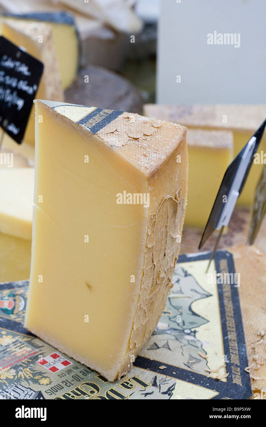 Cheese Farmers Market Stock Photo - Alamy