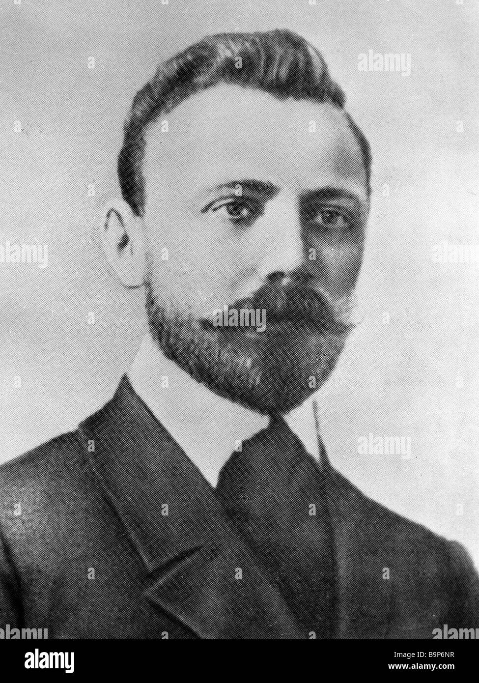 Russian polar explorer Vladimir Rusanov 1875 1912 Stock Photo Alamy