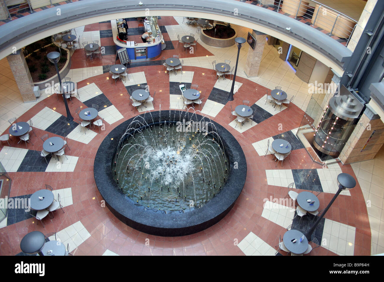 interior fountain shop Stock Photo Alamy