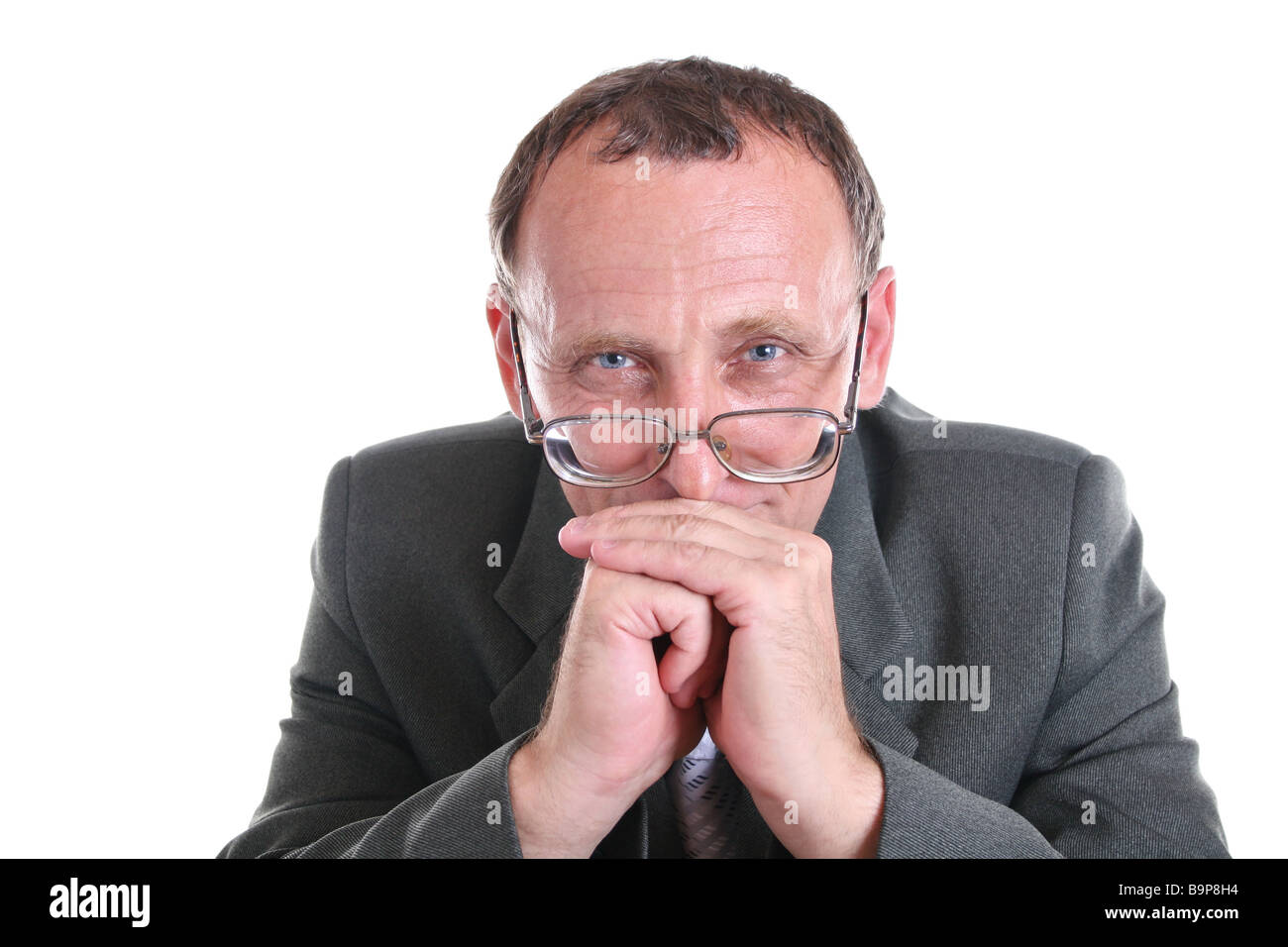 Elderly dad man thinking hi-res stock photography and images - Alamy