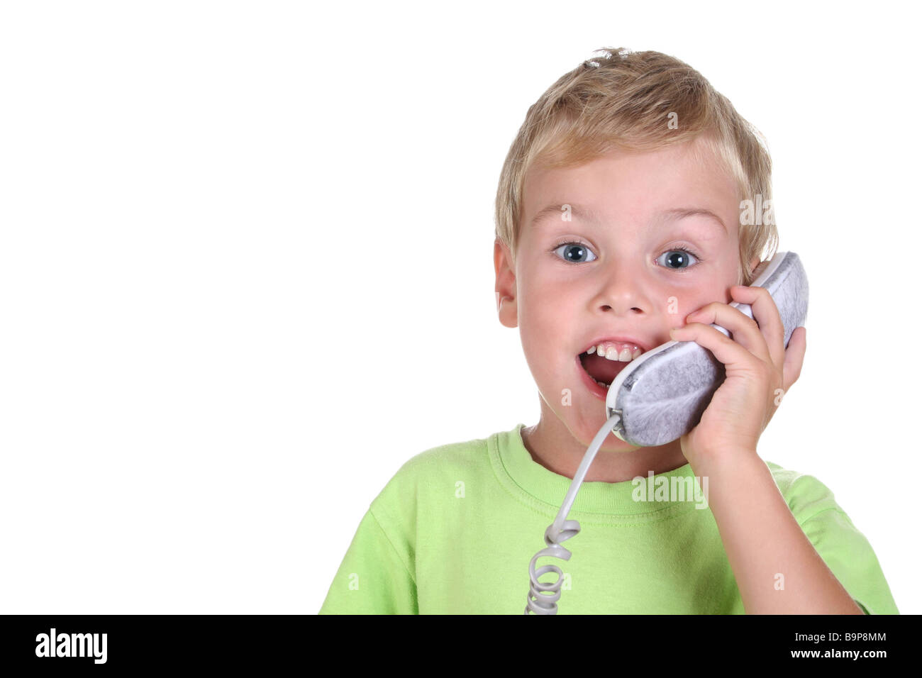 child talk phone Stock Photo - Alamy