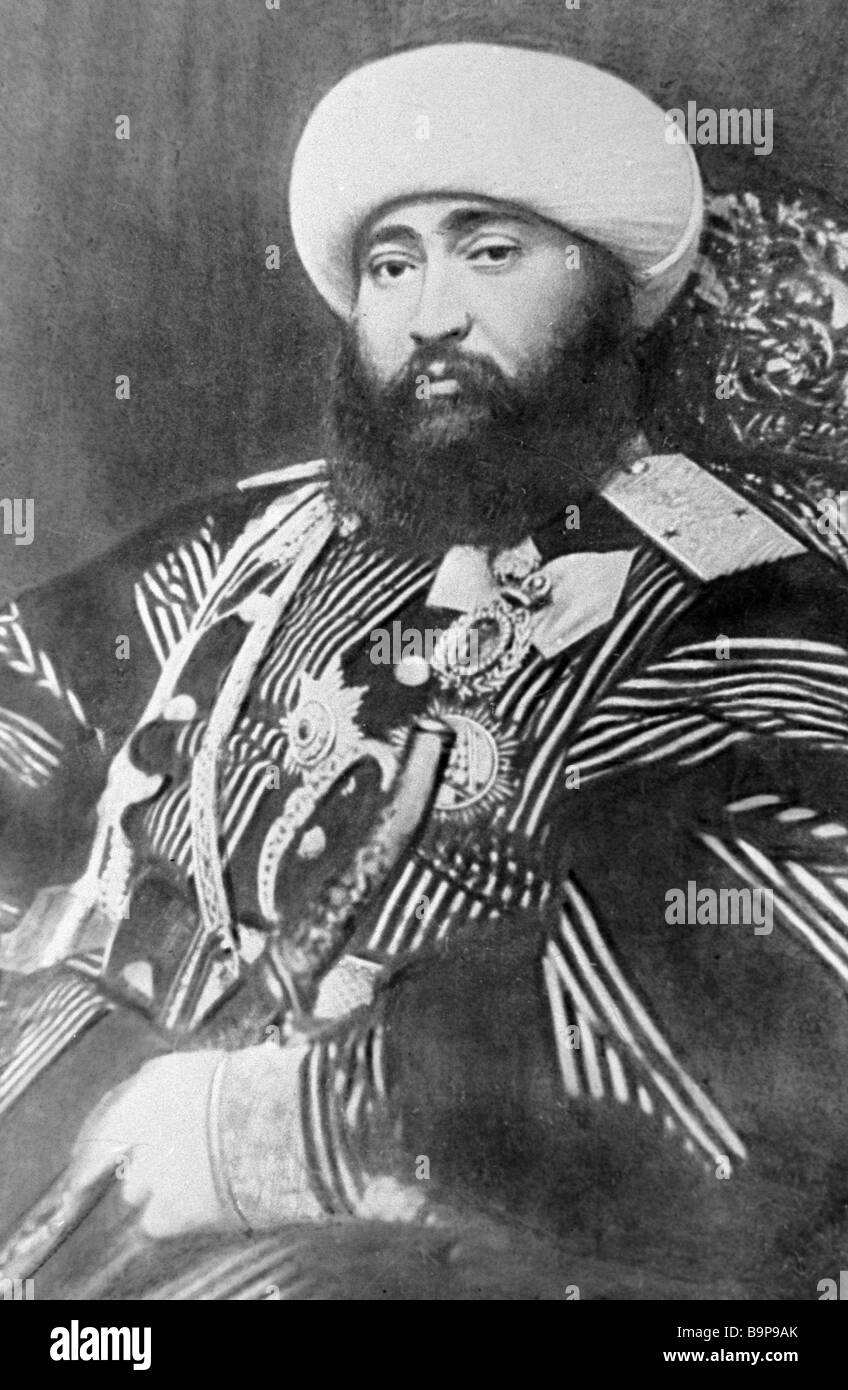 Emir of Bukhara Seid Alihman Stock Photo Alamy