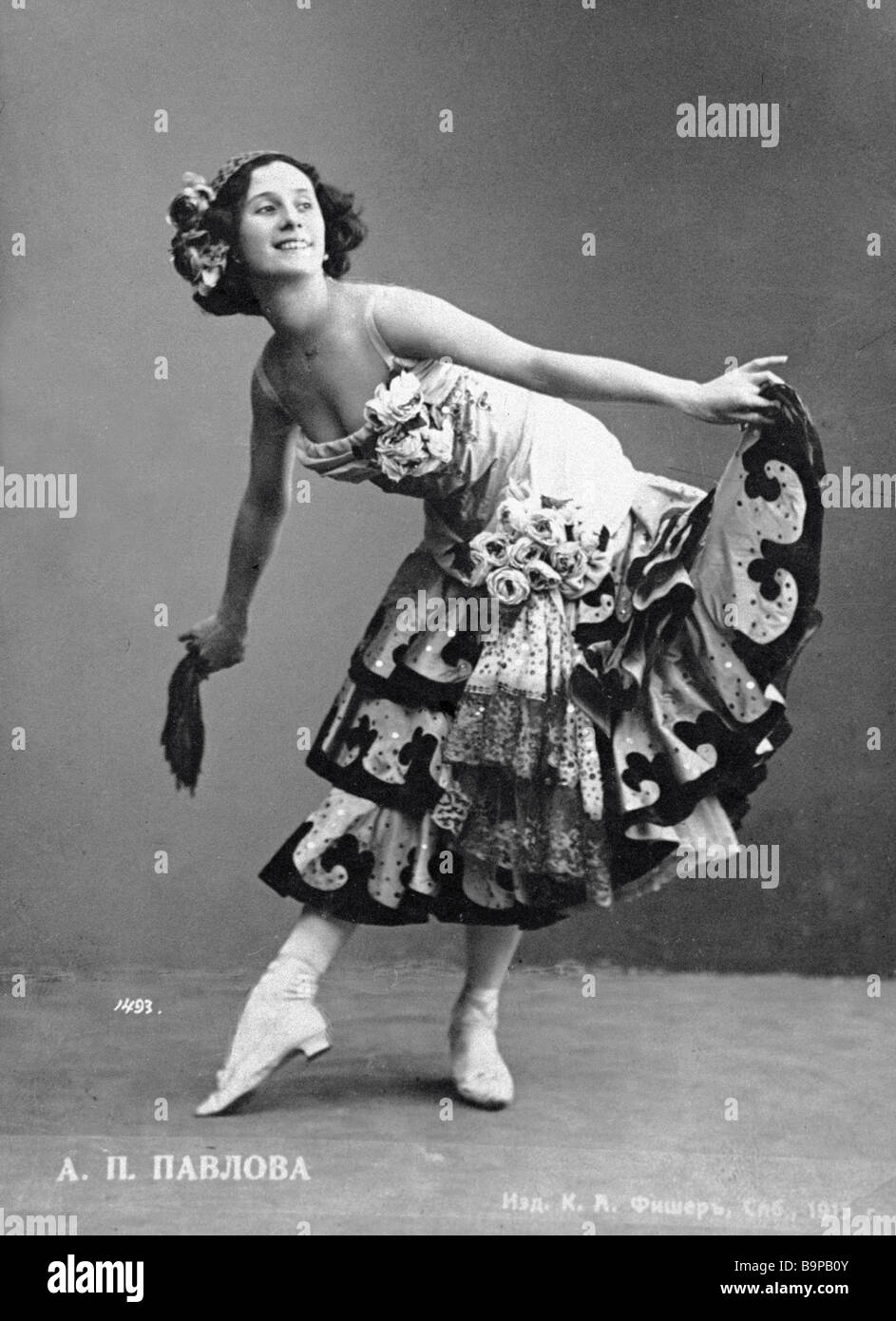 Ballet dancer Anna Pavlova in ballet Don by Leon Minkus Photo Alamy