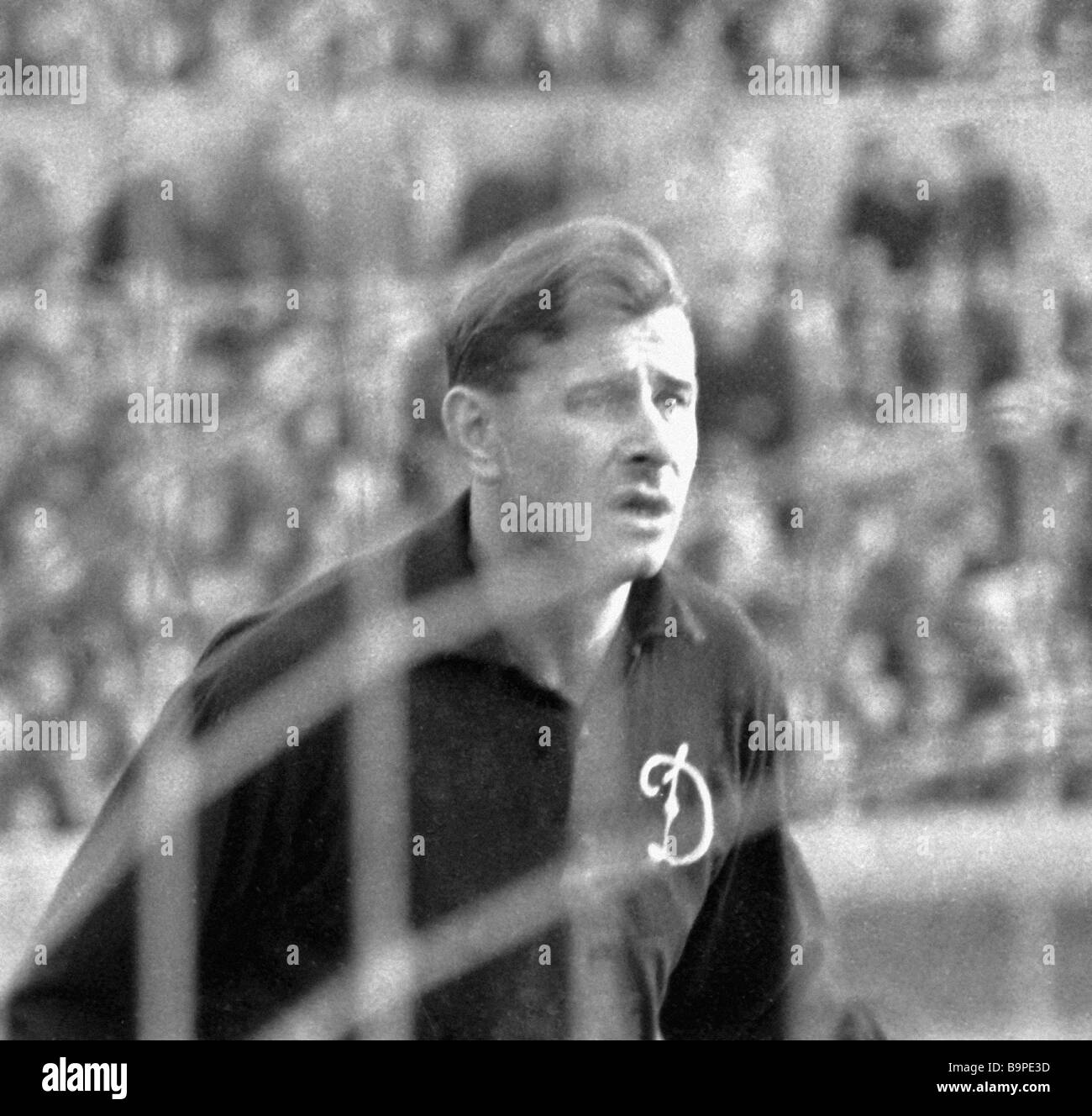 Yevhen Rudakov Goalkeeper of Dynamo Moscow and U S S R national soccer teams Lev ...