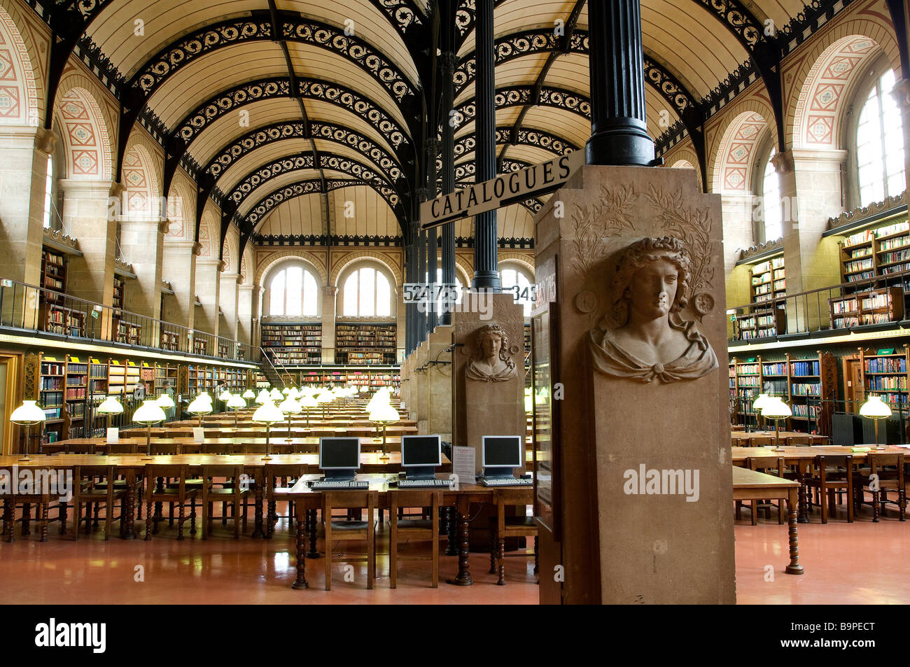 France, Paris, Sainte Genevieve Library Stock Photo Alamy