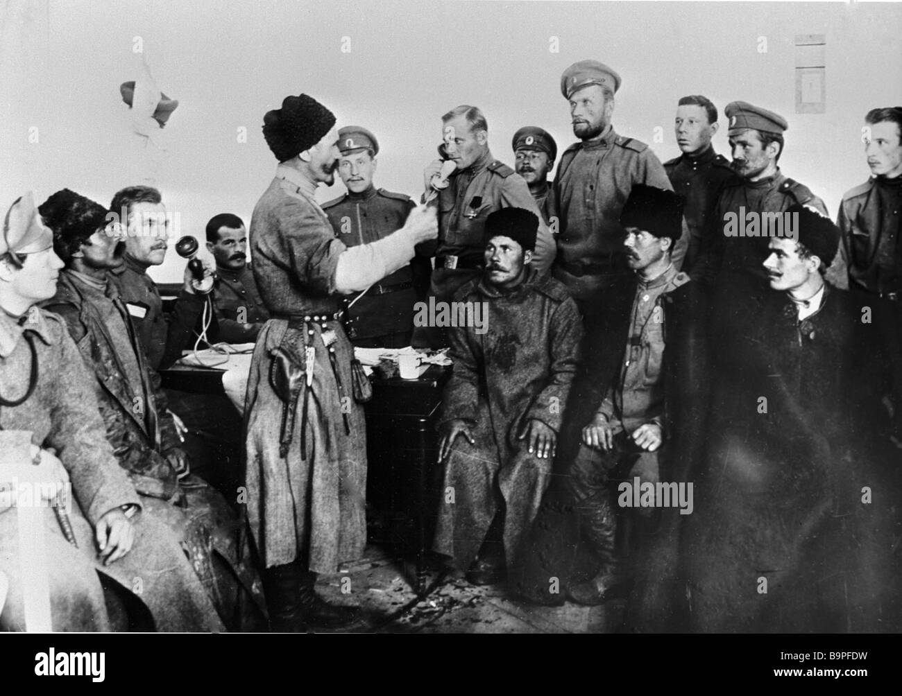 Soldiers of Wild Division side with Red Guards Stock Photo Alamy