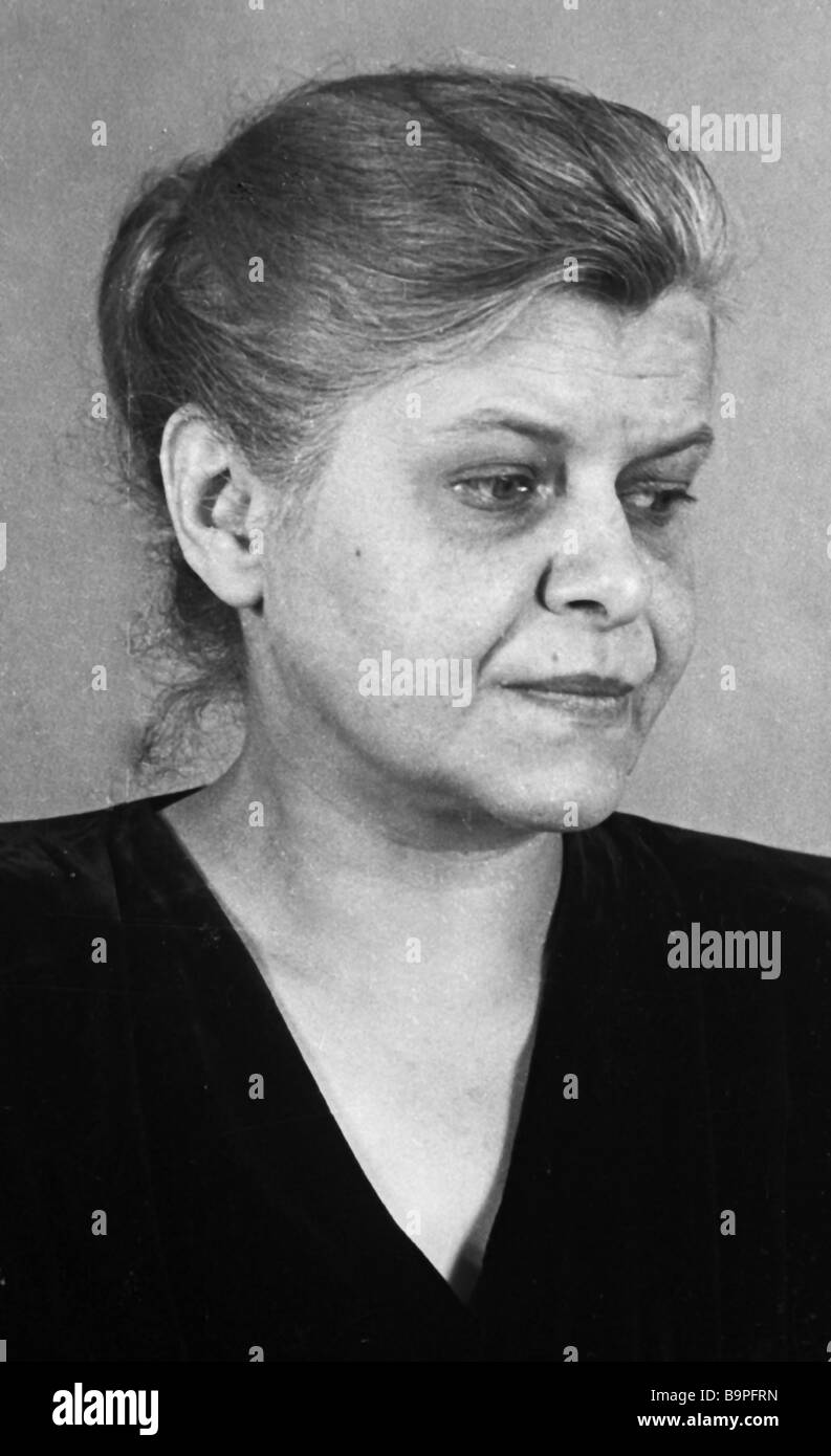 Writer Vera F Panova Stock Photo - Alamy
