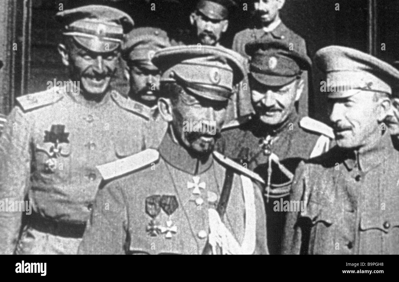 General Kornilov in Moscow Stock Photo - Alamy