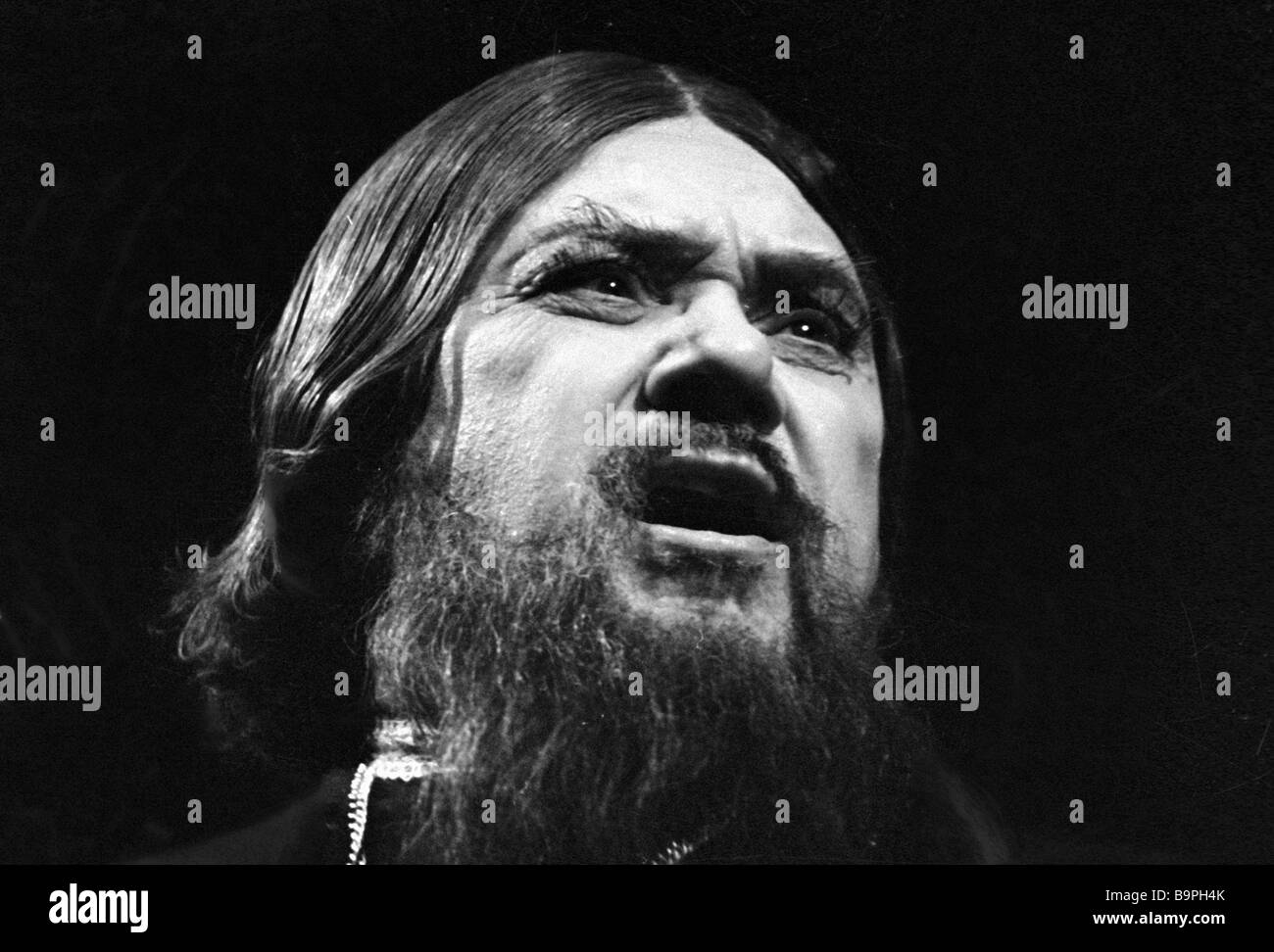 People s artist of the USSR Boris Chirkov as Rasputin in Alexei Tolstoy ...