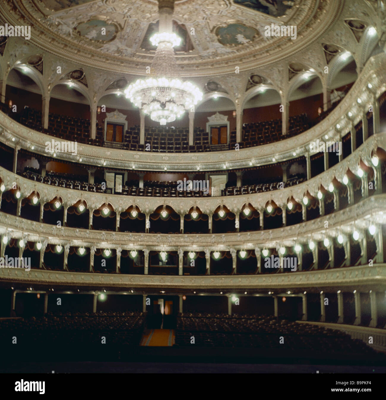 The Odessa Opera auditorium Stock Photo - Alamy