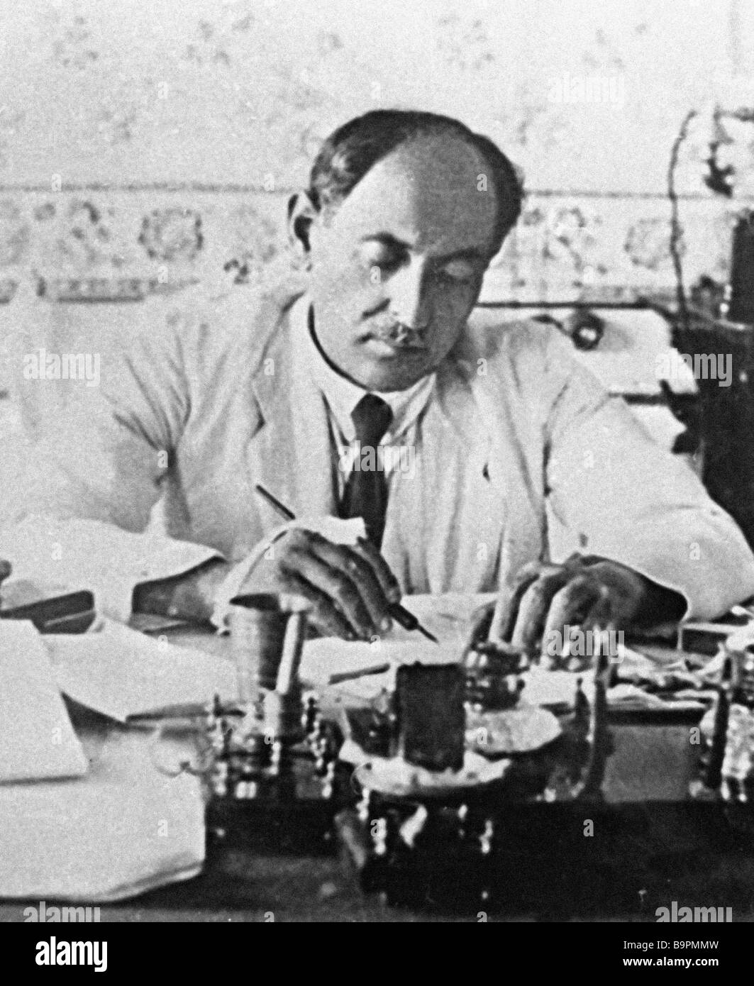 Nariman Narimanov chairman of the Azeri revolutionary committee in his