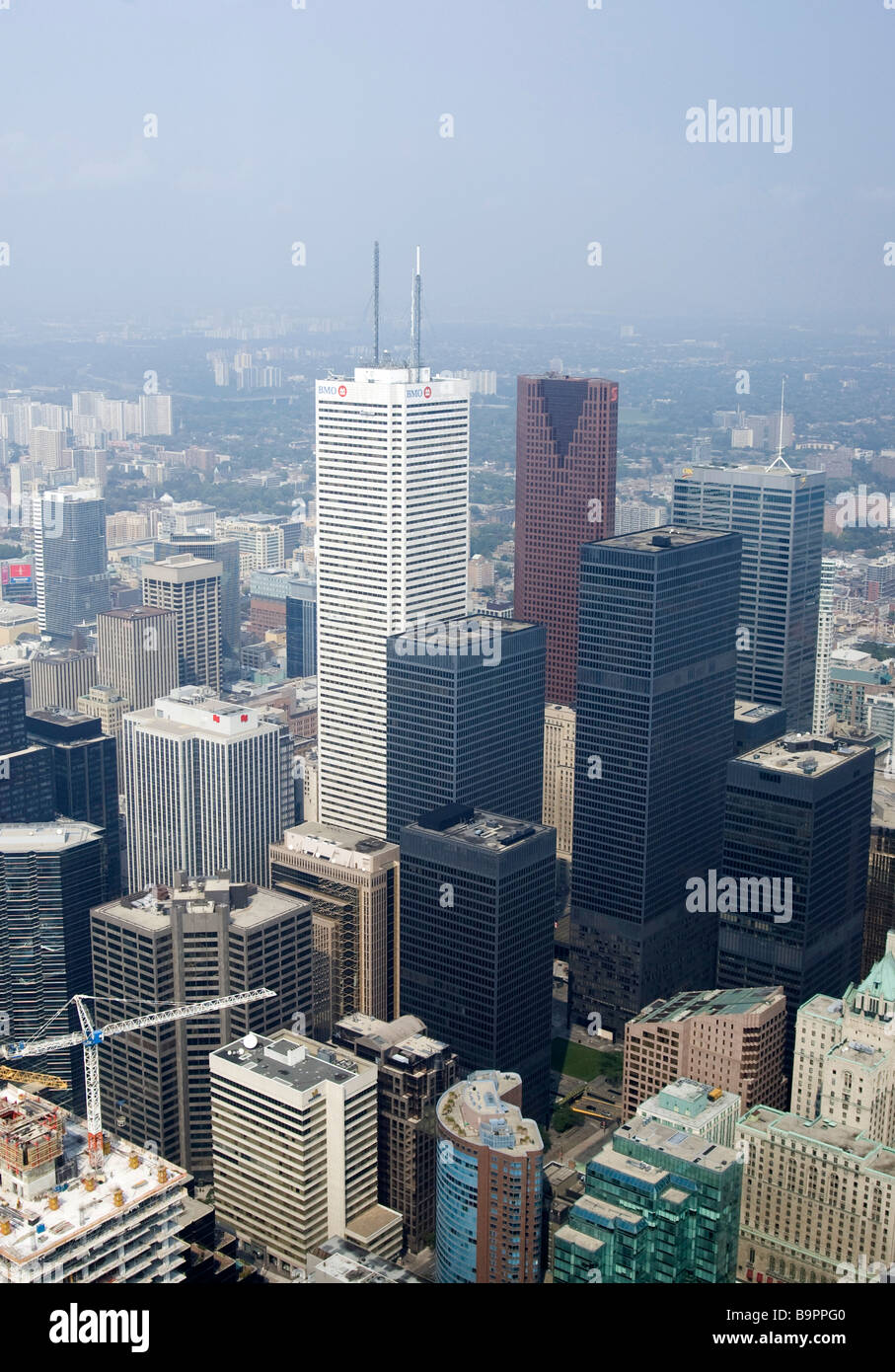 A view of downtown Toronto from the CN Tower Stock Photo - Alamy