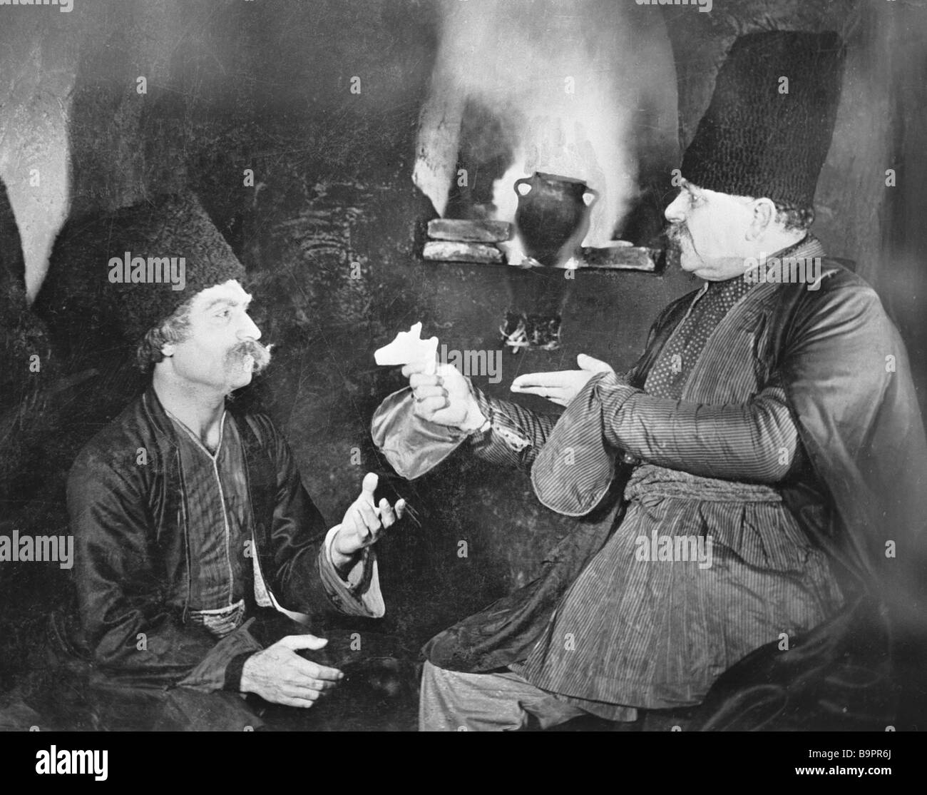 Avet Avetisyan U S S R People s Artist as Airapet left and Ovanes