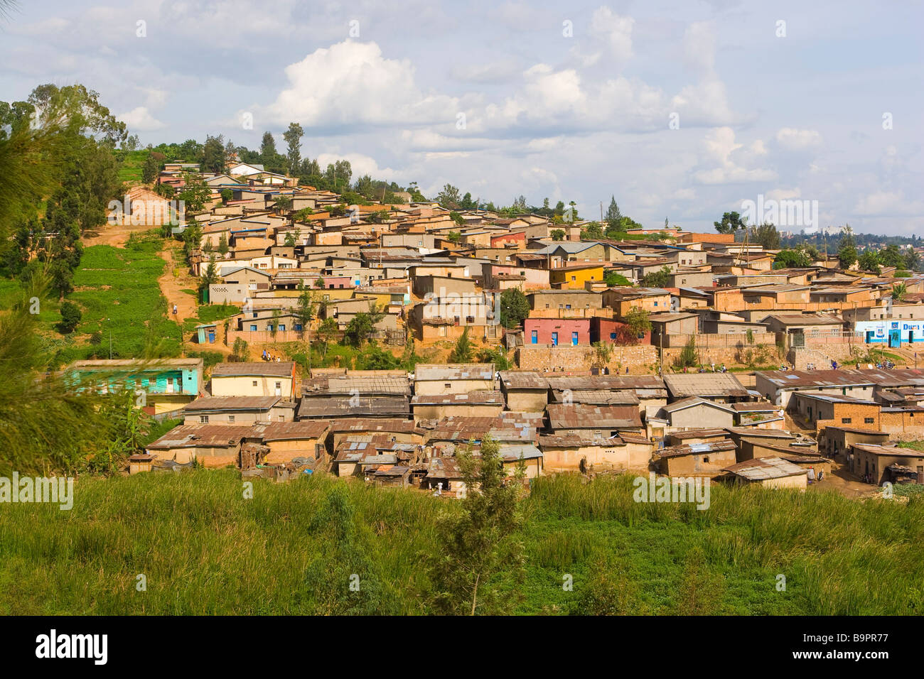Poor District, Kigali, Rwanda Stock Photo Alamy