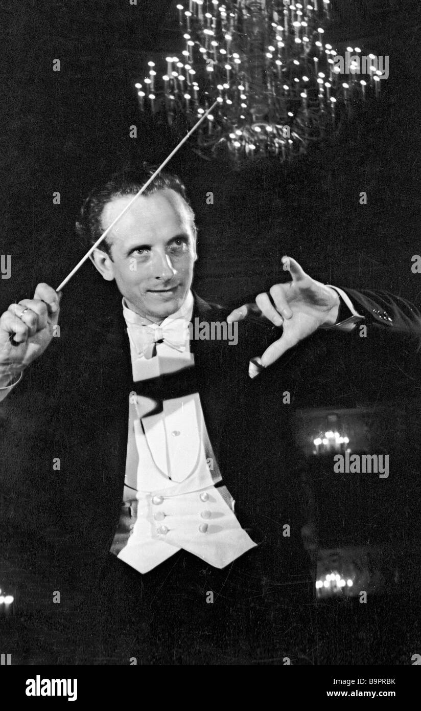 Conductor of the Symphony Orchestra of the Leningrad Philharmonia Arvid