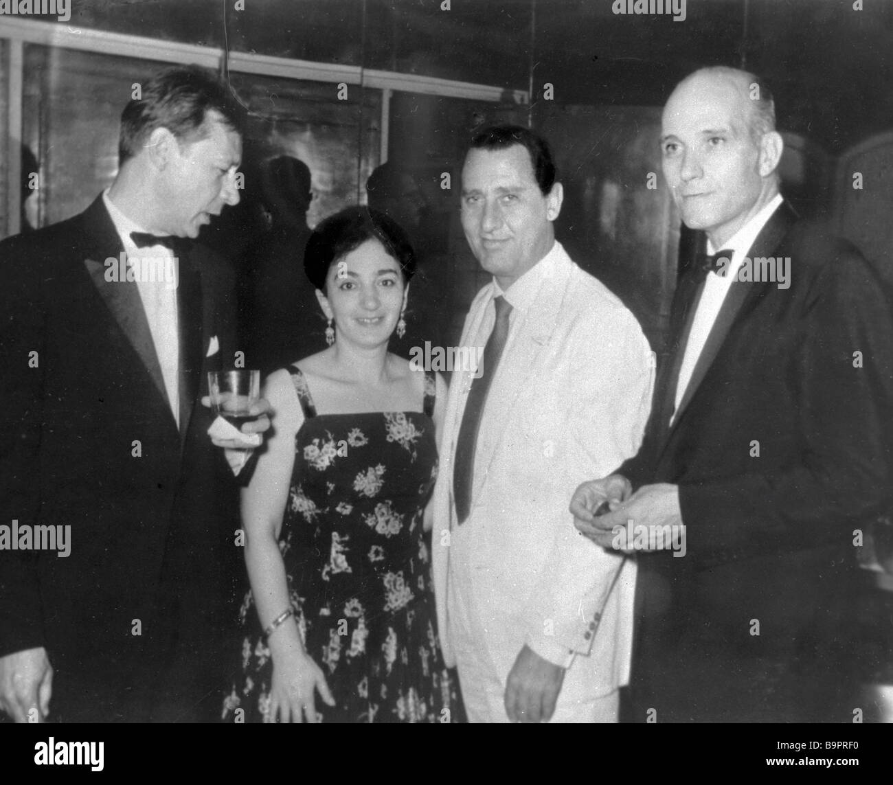 Actor and director Oleg Yefremov film director Tatyana Lioznova and ...