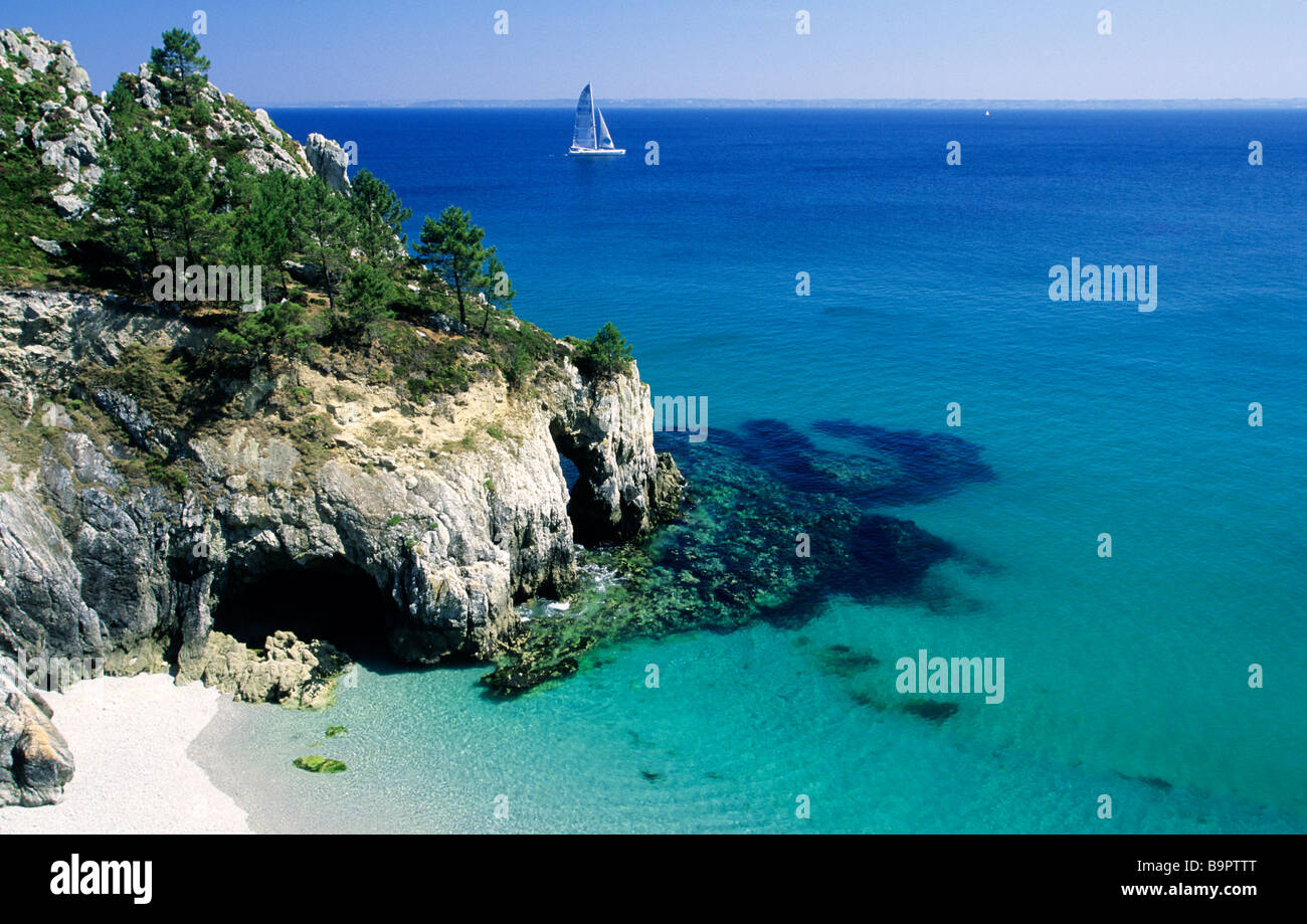 France, Finistere, Armorique regional natural park, Crozon peninsula