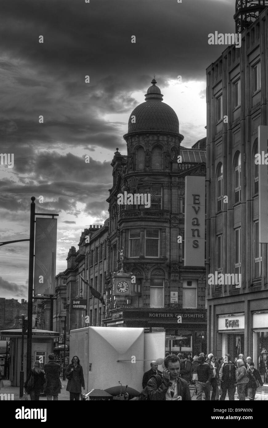 Newcastle Shops Stock Photo