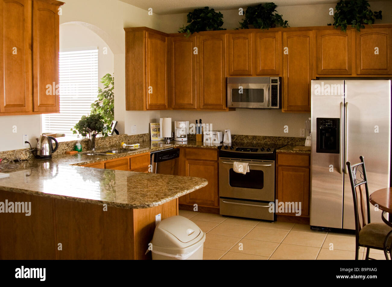 Modern kitchen,Florida,United States Stock Photo Alamy