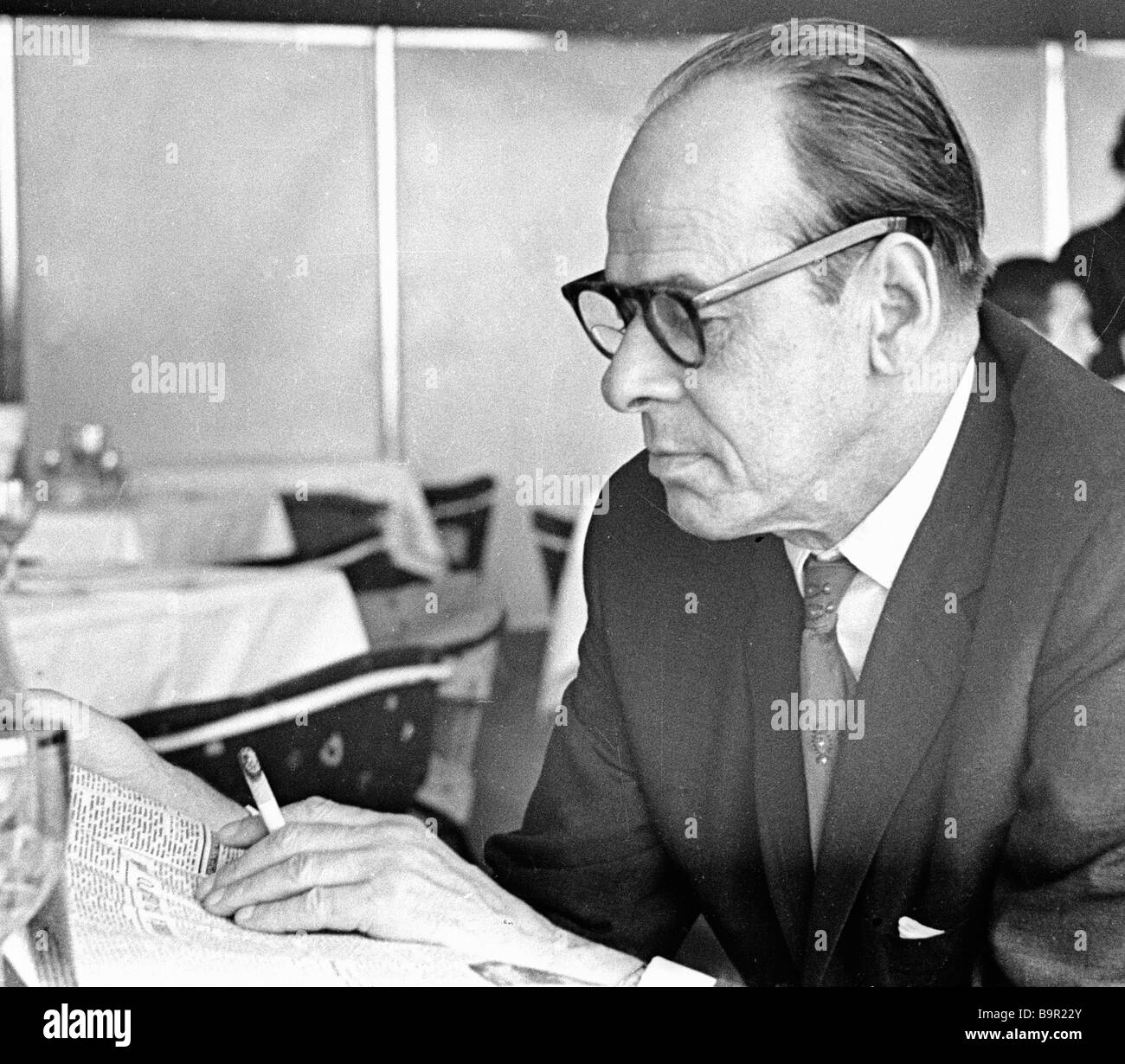 Nikolai Cherkasov 1903 1966 People s Artist of the U S S R reading a ...