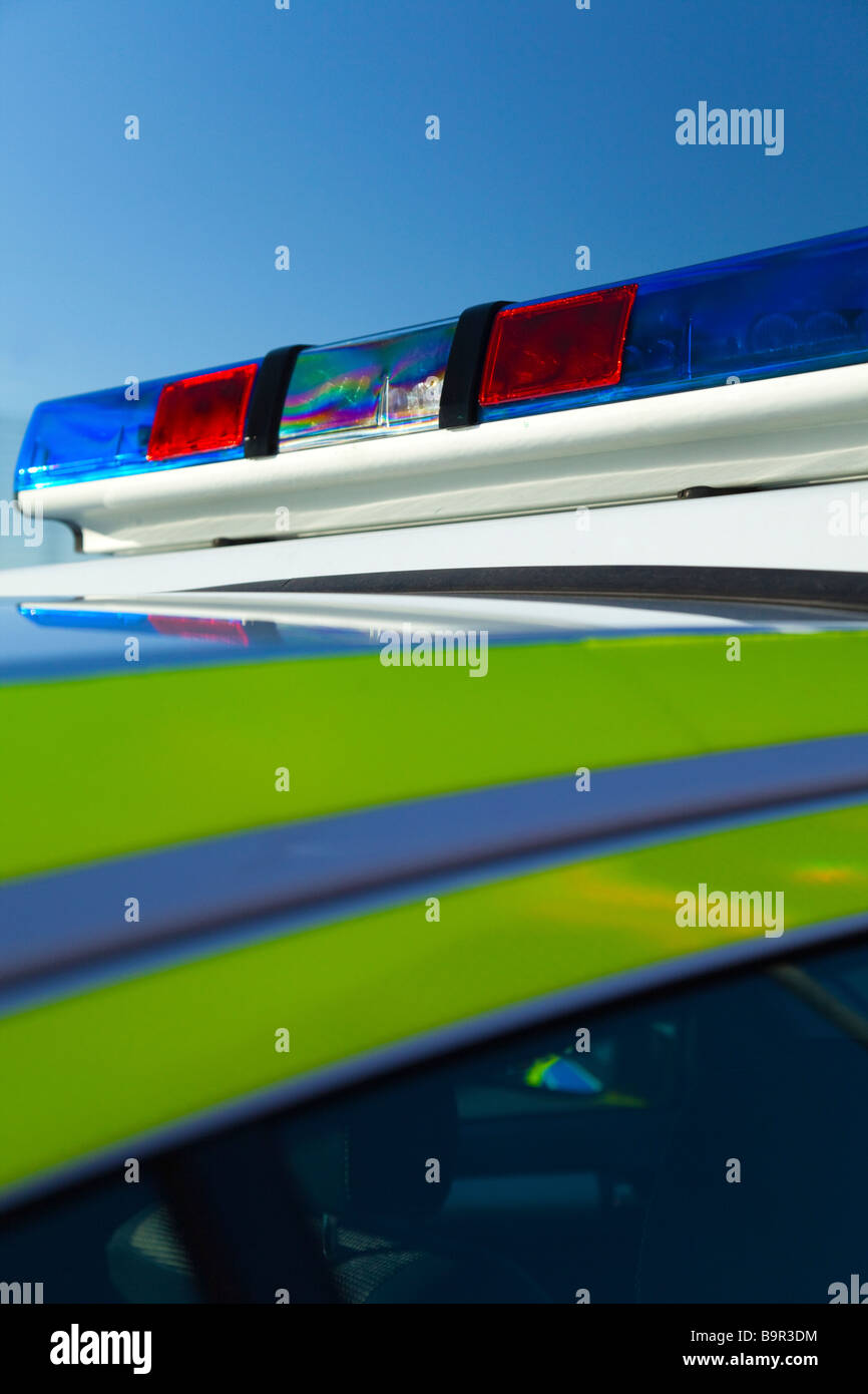 Uk Police Car Lights Stock Photos & Uk Police Car Lights Stock Images