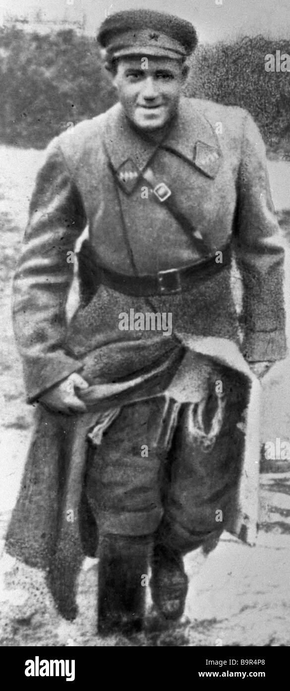 Soviet military leader Iona Yakir at military exercises Stock Photo - Alamy