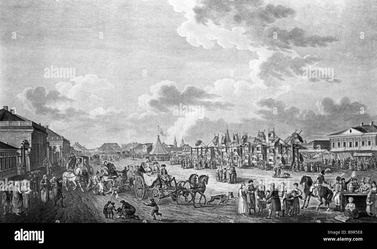 Apollinary Vasnetsov s painting Novinsky Boulevard Stock Photo - Alamy