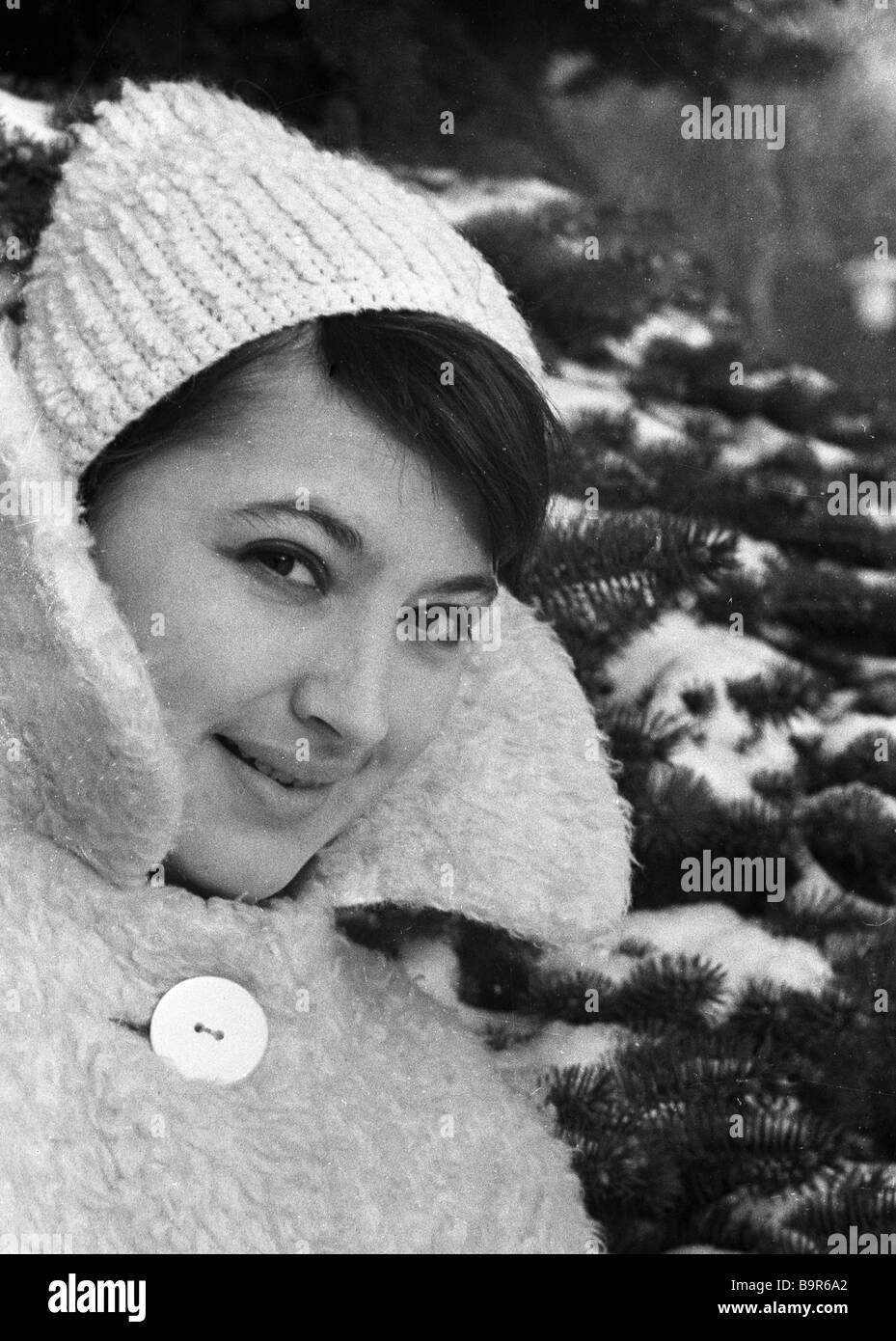 Soviet actress Ariadna Shengelaya Stock Photo