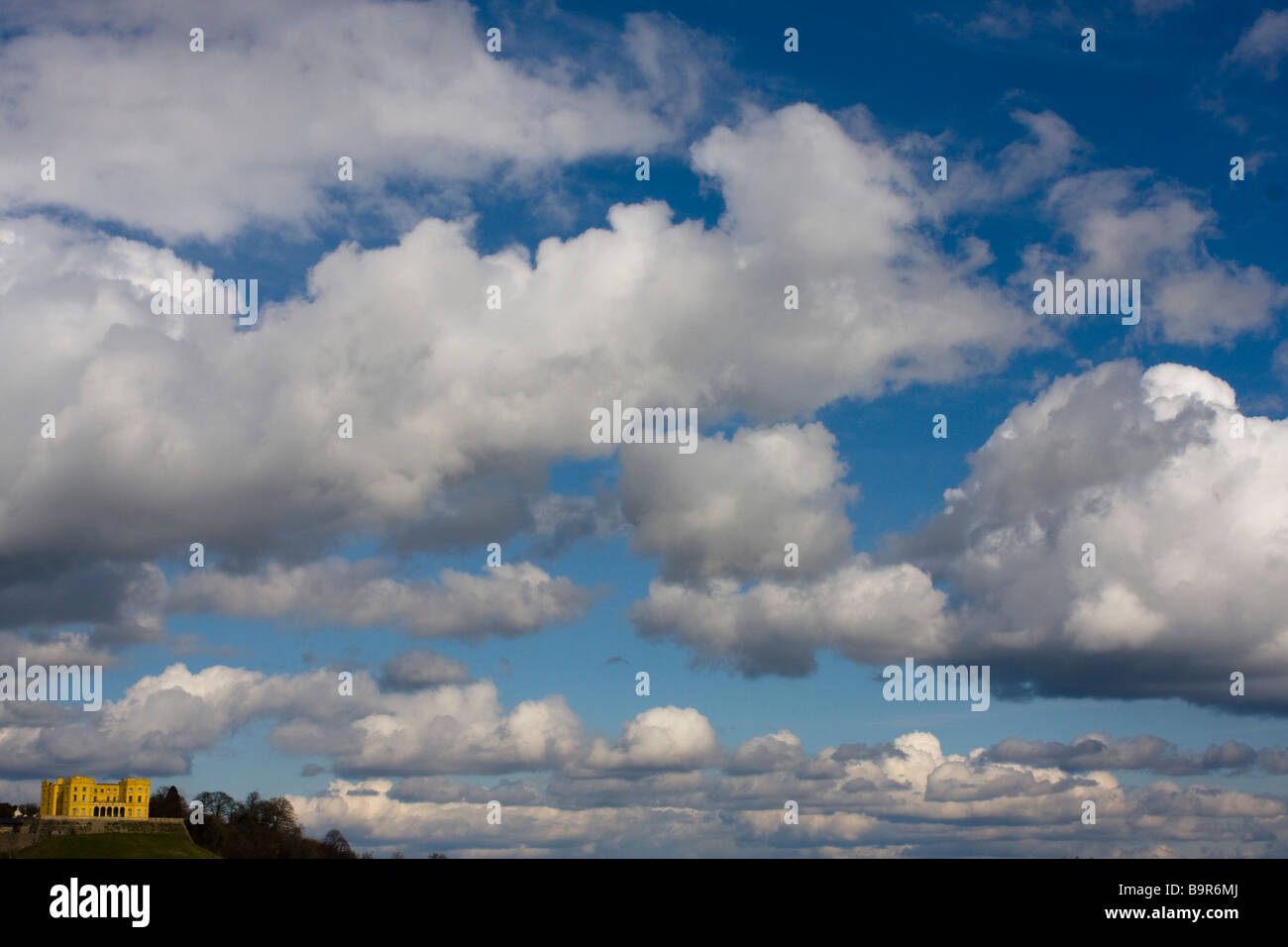 Big Bristol sky with yellow mansion by M32 Stock Photo Alamy