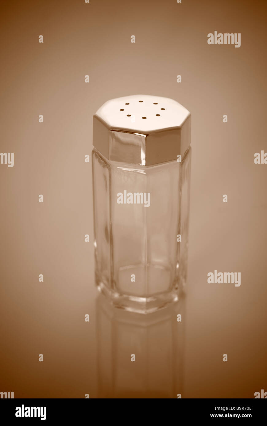 Empty salt shaker Stock Photo Alamy
