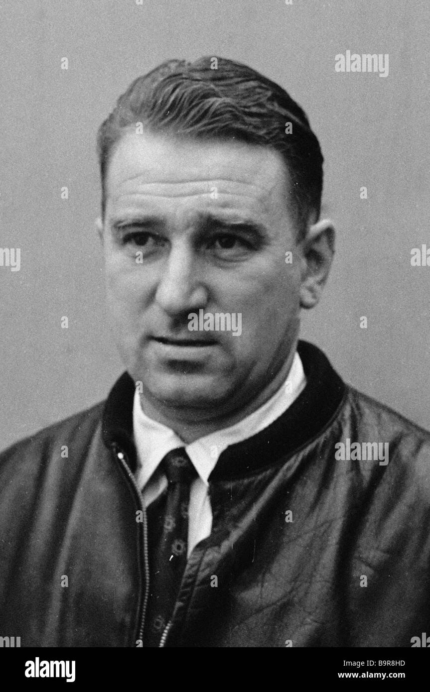 Ice hockey coach Anatoly Tarasov Stock Photo Alamy