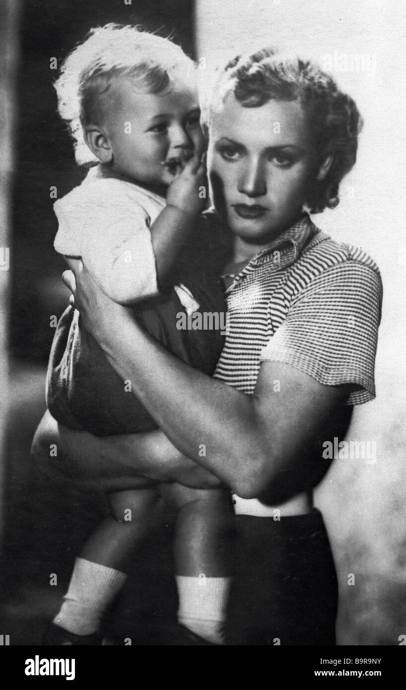 Actress Lidiya Smirnova as Shurochka in the film My Love Stock Photo ...