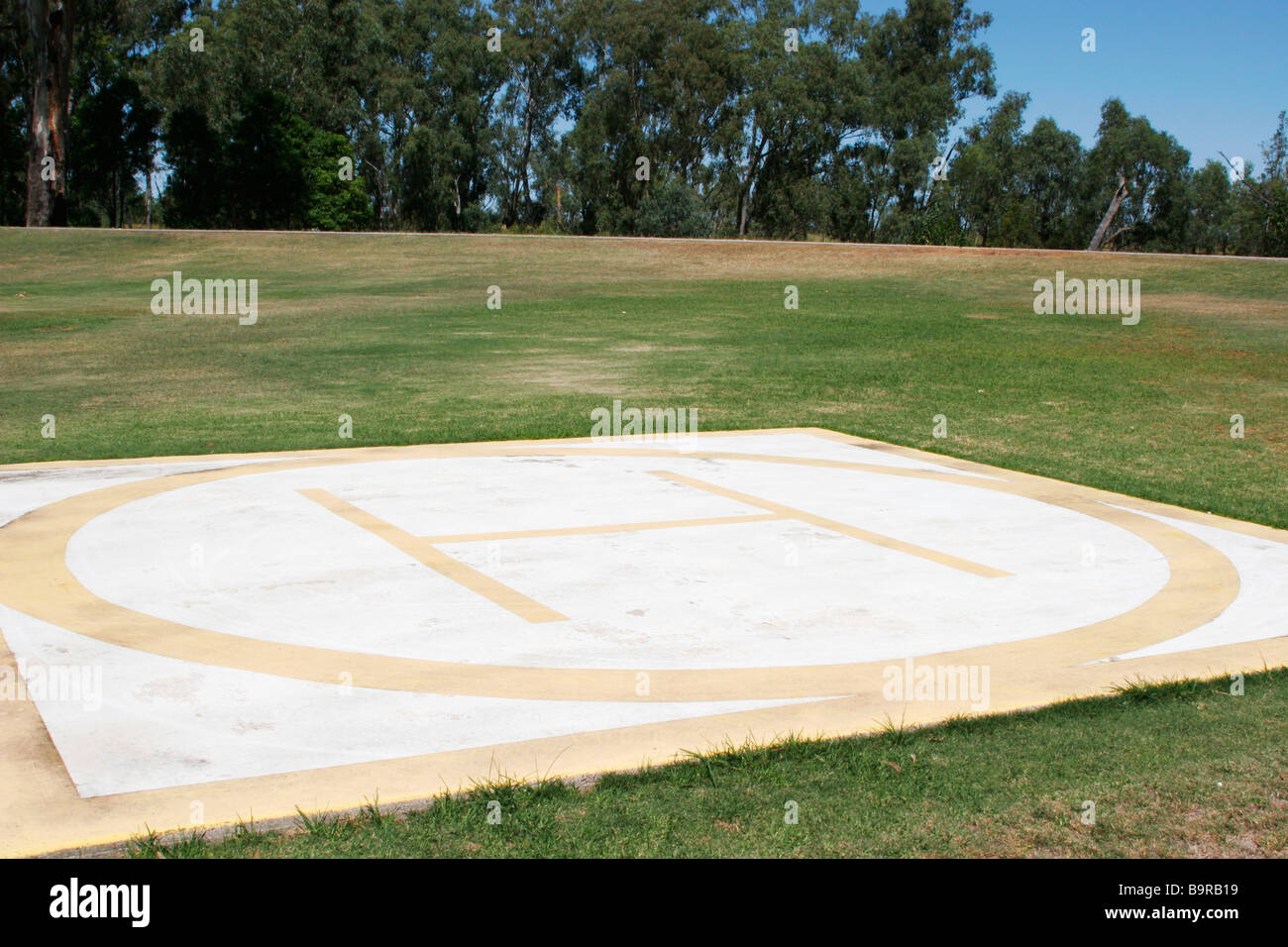 helicopter landing pad Stock Photo Alamy